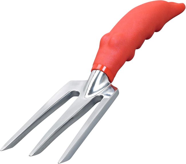 Corona Comfort Fork gardening hand tool designed for digging, loosening soil, and general garden maintenance