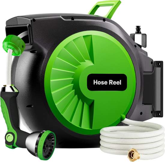 PQH Retractable Garden Hose Reel