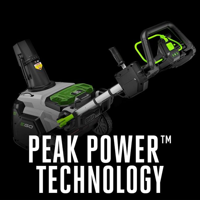 EGO Power+ SNT2130 battery-powered two-stage snow blower with adjustable chute