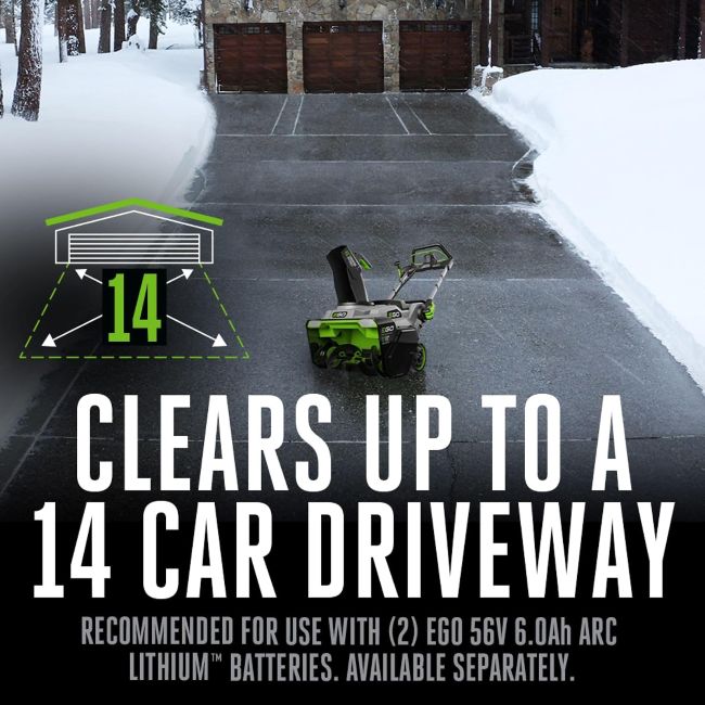 EGO Power+ SNT2130 snow blower designed for powerful residential winter cleanup