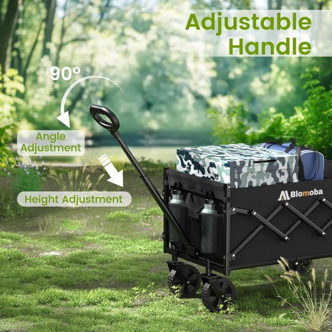 Blomoba collapsible wagon cart with wheels